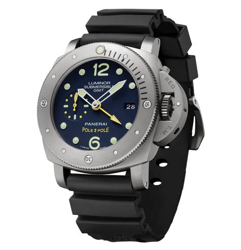 panerai submersible pole 2 pole|Panerai luminor submersible 1950.